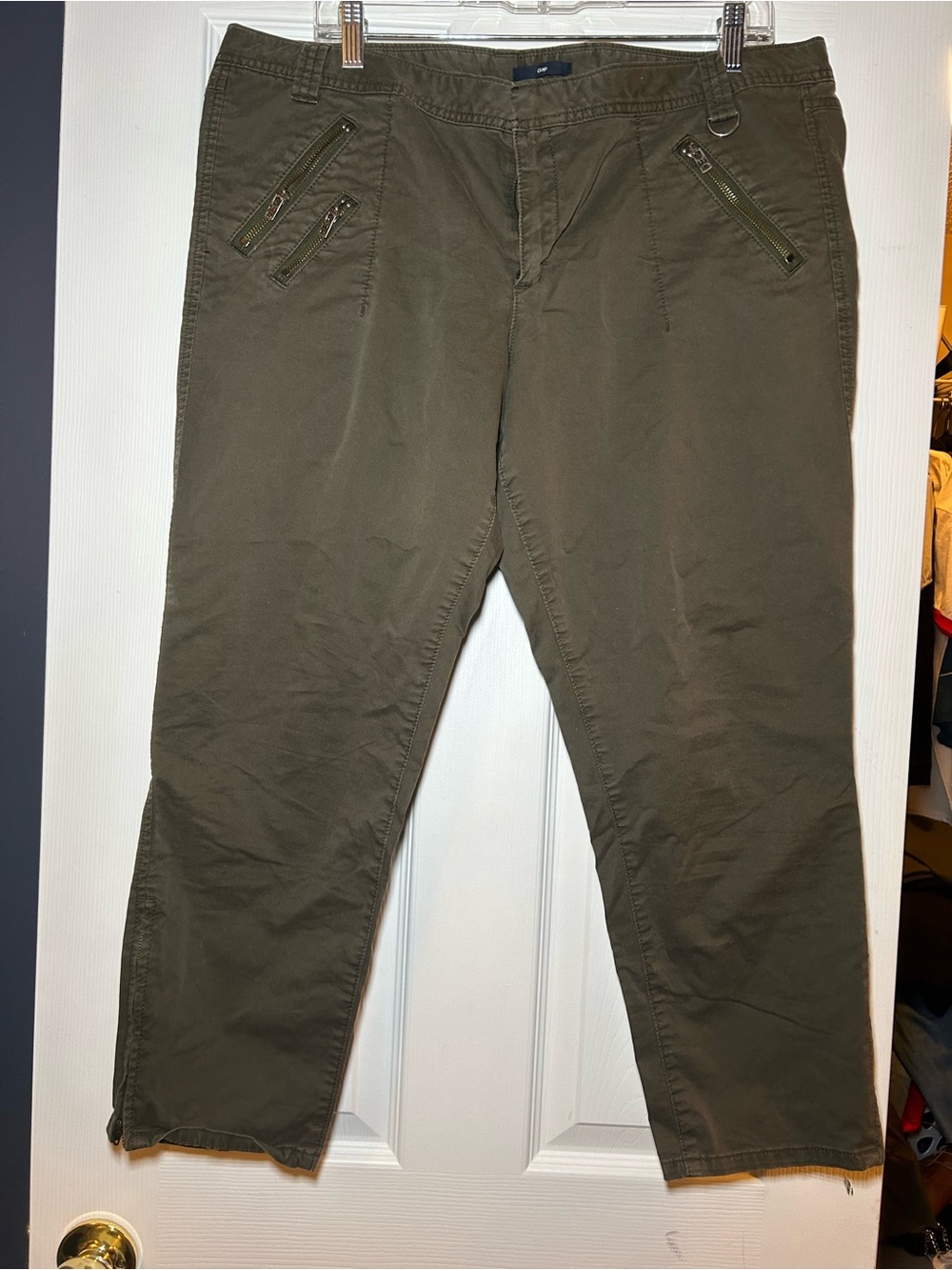 Olive Green Women’s GAP Utility Casual Pants